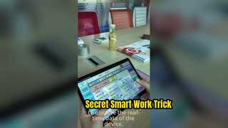 Playing Tablet at Work? Actually Smart Remote Control of Filter Production Machine