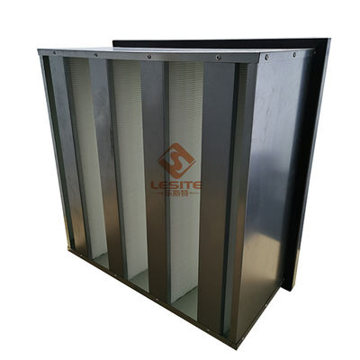 Single Header Rigid Galvanized Steel MERV 9 Air Purifier Filters 110 Pa