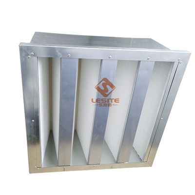 Single Header Rigid Galvanized Steel MERV 9 Air Purifier Filters 110 Pa