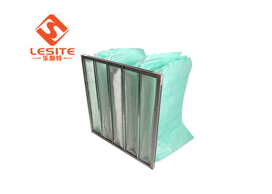 Hospital Use Aluminum Alloy Frame Fiberglass F8 Bag Filter For AC
