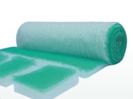 Low Resistance Medium Filter Media / Ceiling Filter For Spray Booth Good Smog Filtration Performance