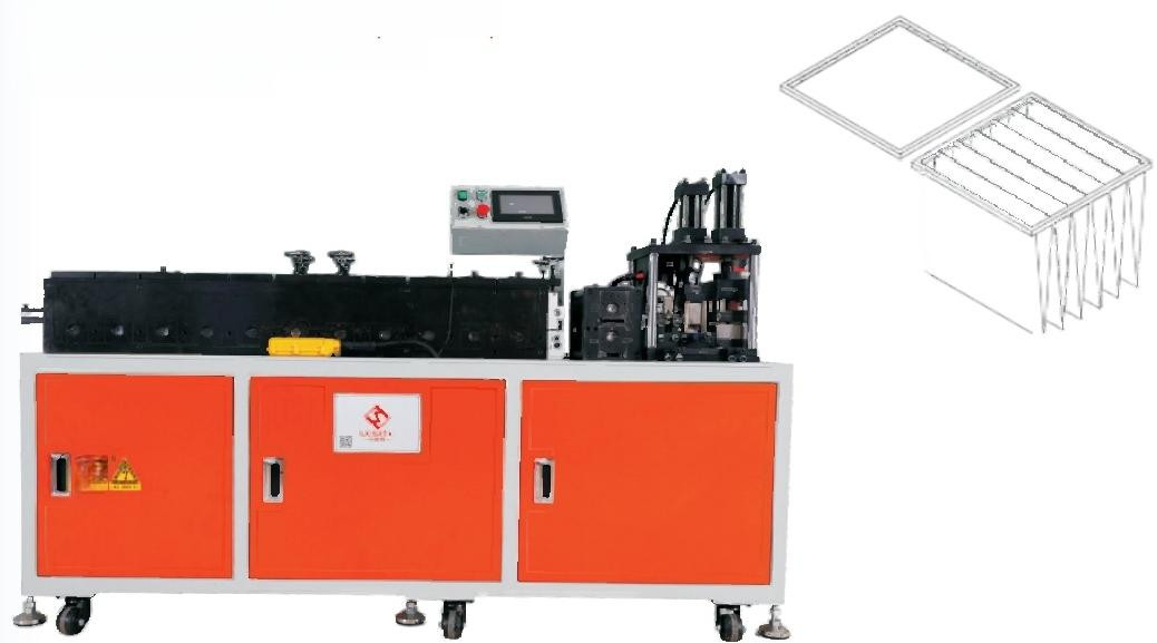 Galvanized Iron Air Filter Frame Making Machine 12pcs/Min Production Capacity