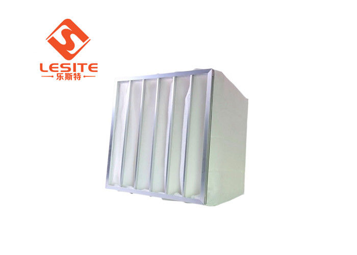 99.97% F9 Aluminum Bag Filter , Synthetic Fiber Filter For Air Conditioner