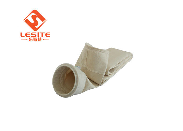 Natural Color CE Certificate Polypropylene Dust Bag Filter Fiberglass