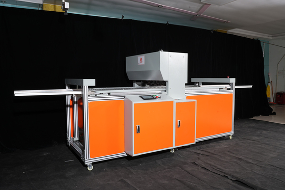Oil Pressure Driven 1.8KW Air Filter Making Machine , HVAC Filter Making Machine